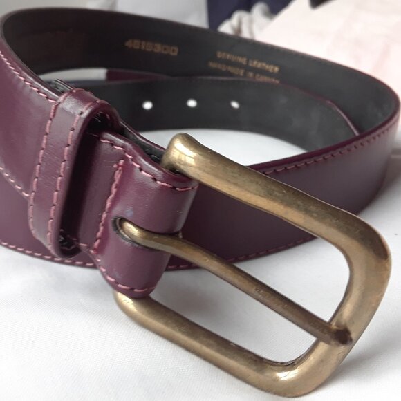 Linda Lundstrom Handmade Genuine Leather Belt - Picture 2 of 13